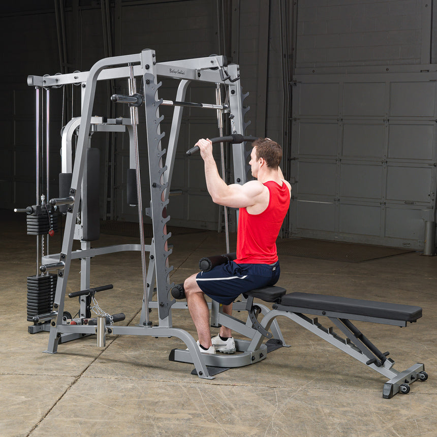 Body-Solid Lat Attachment for Series 7 Smith Machine