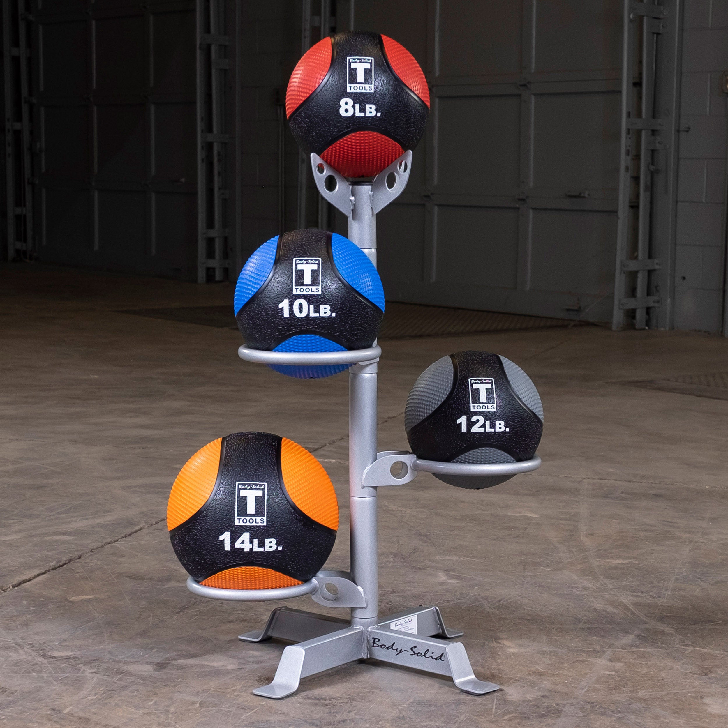 Body-Solid Compact Medicine Ball Rack