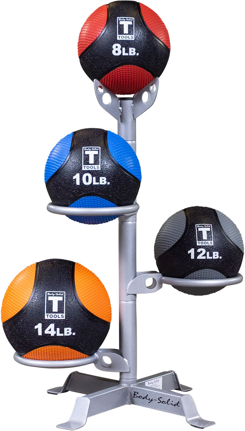 Body-Solid Compact Medicine Ball Rack