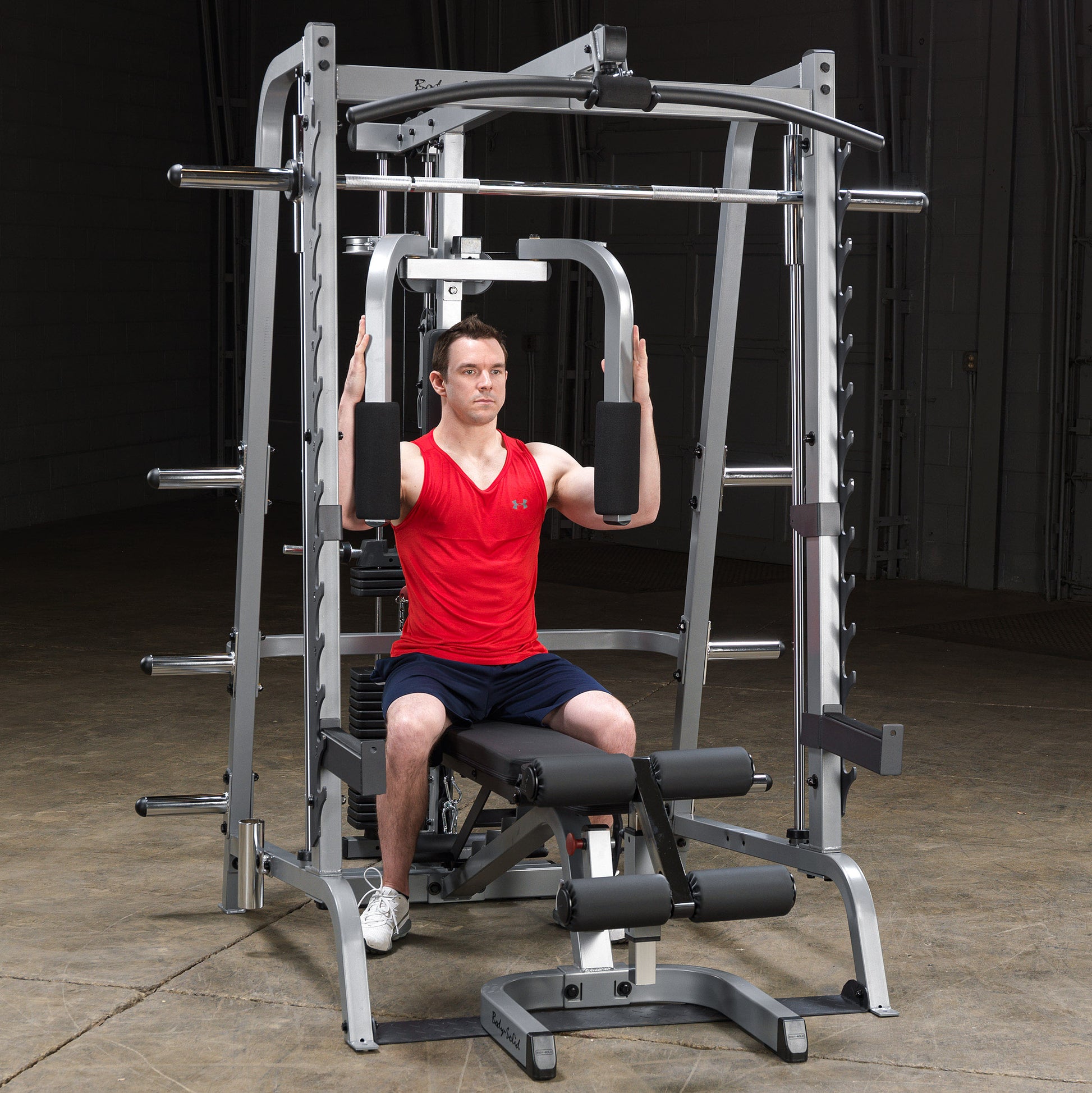 Body-Solid Pec Dec Station for Series 7 Smith Machine