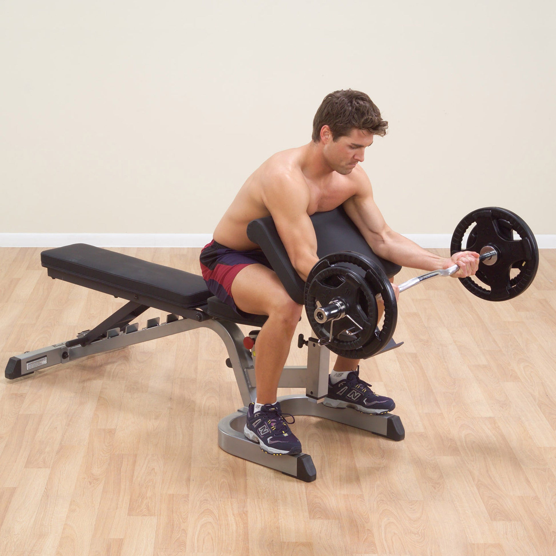 Body-Solid Preacher Curl Attachment