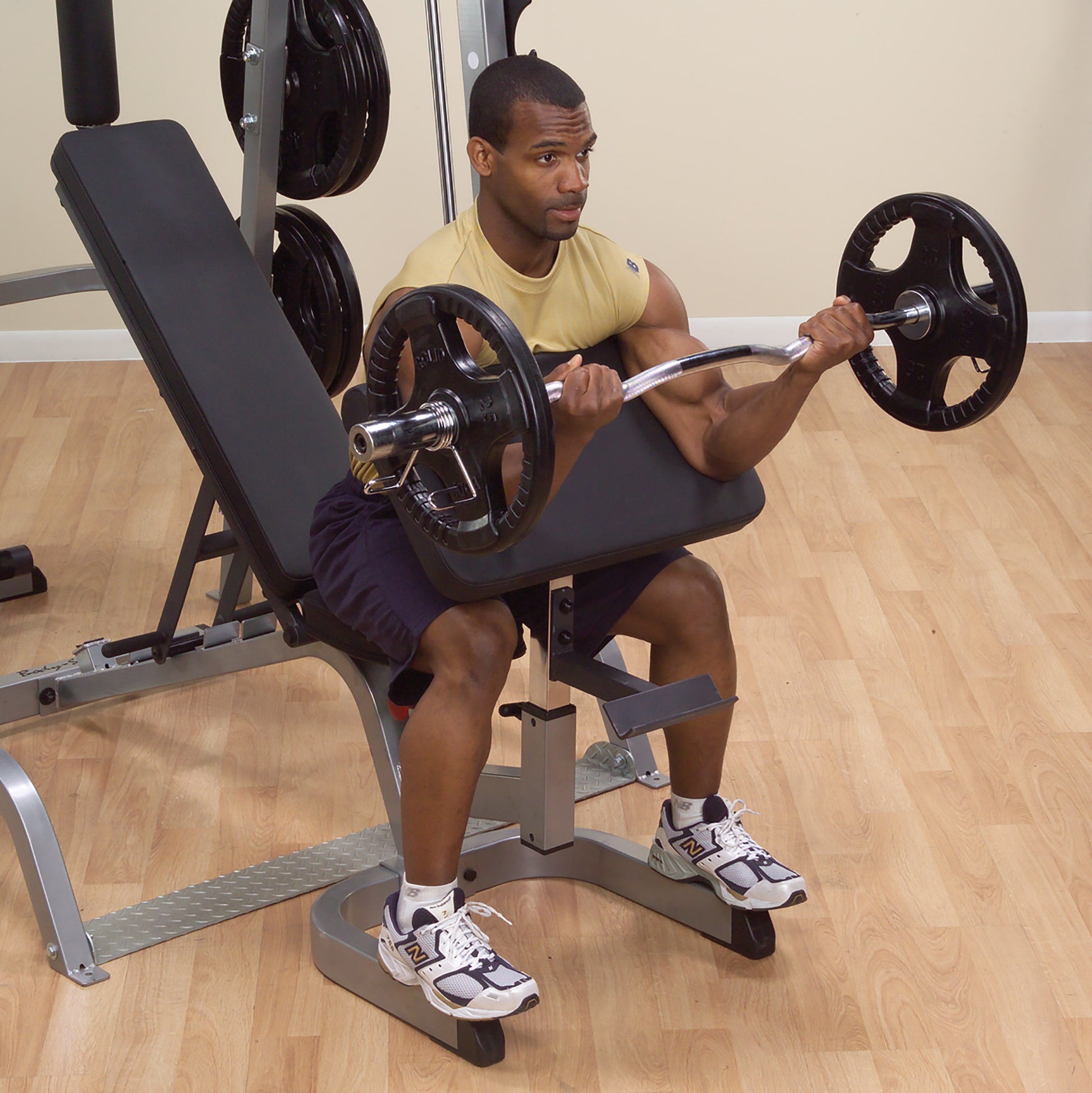 Body-Solid Preacher Curl Attachment