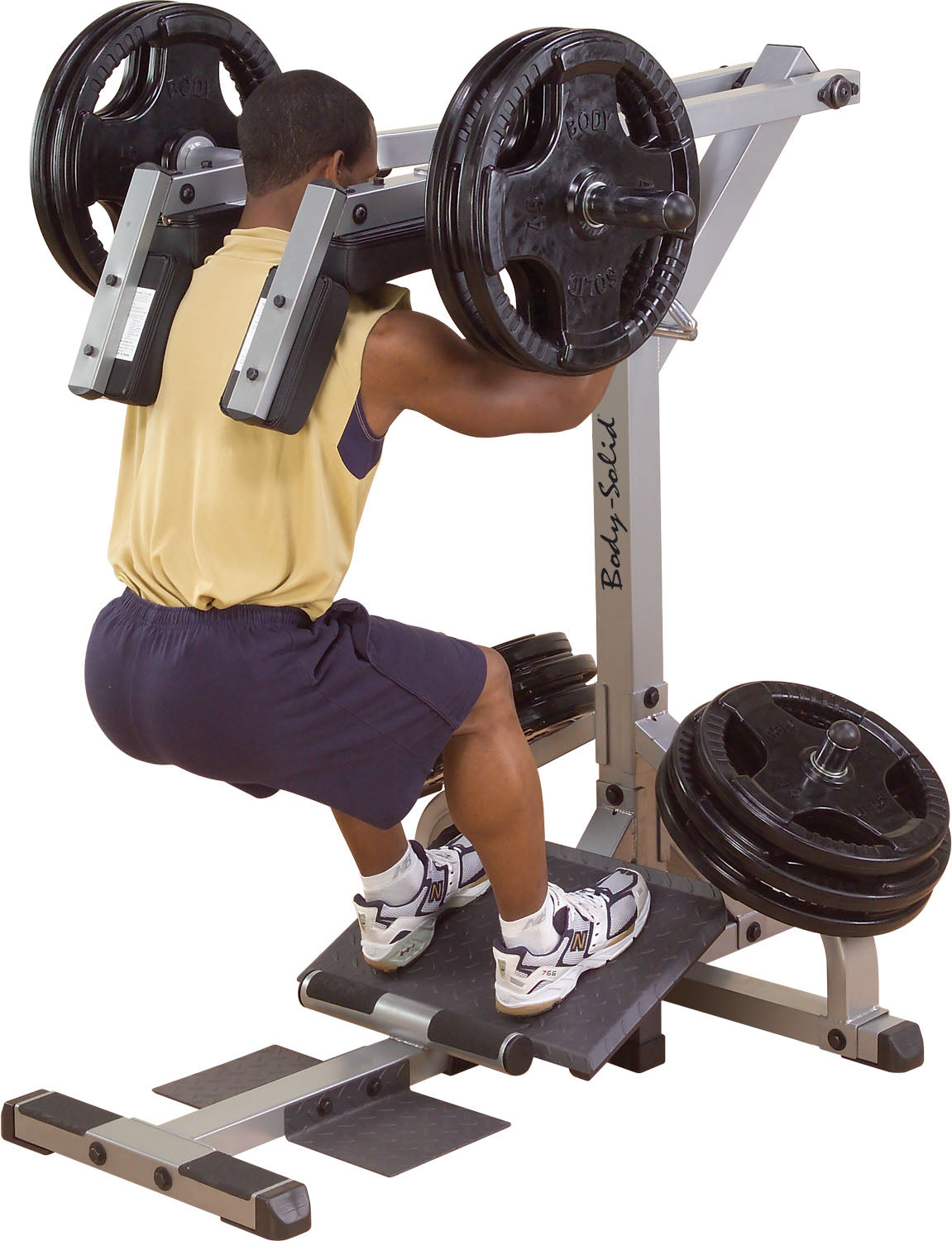 Body-Solid Leverage Hack Squat & Calf Raise Machine