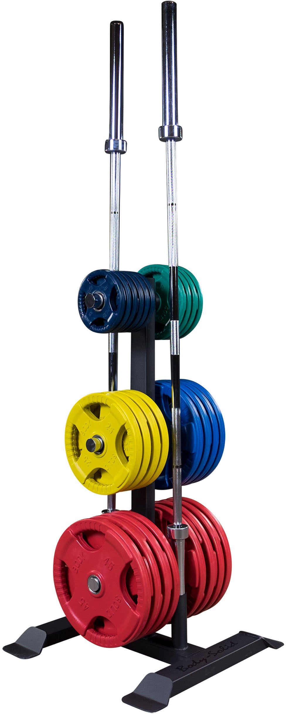 Body-Solid GWT56 Olympic Weight Tree & Bar Holder