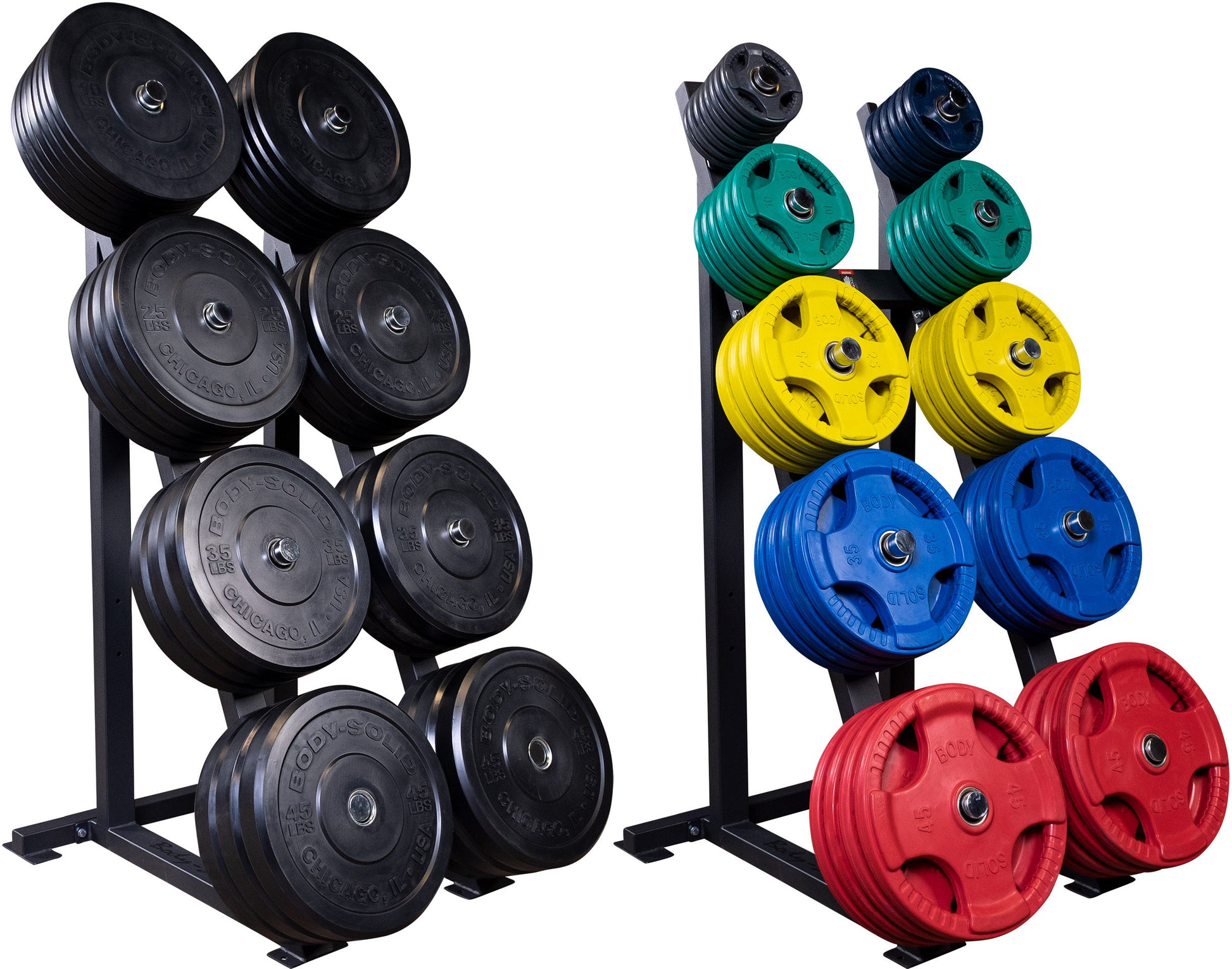 Body-Solid GWT76 High Capacity Plate Rack