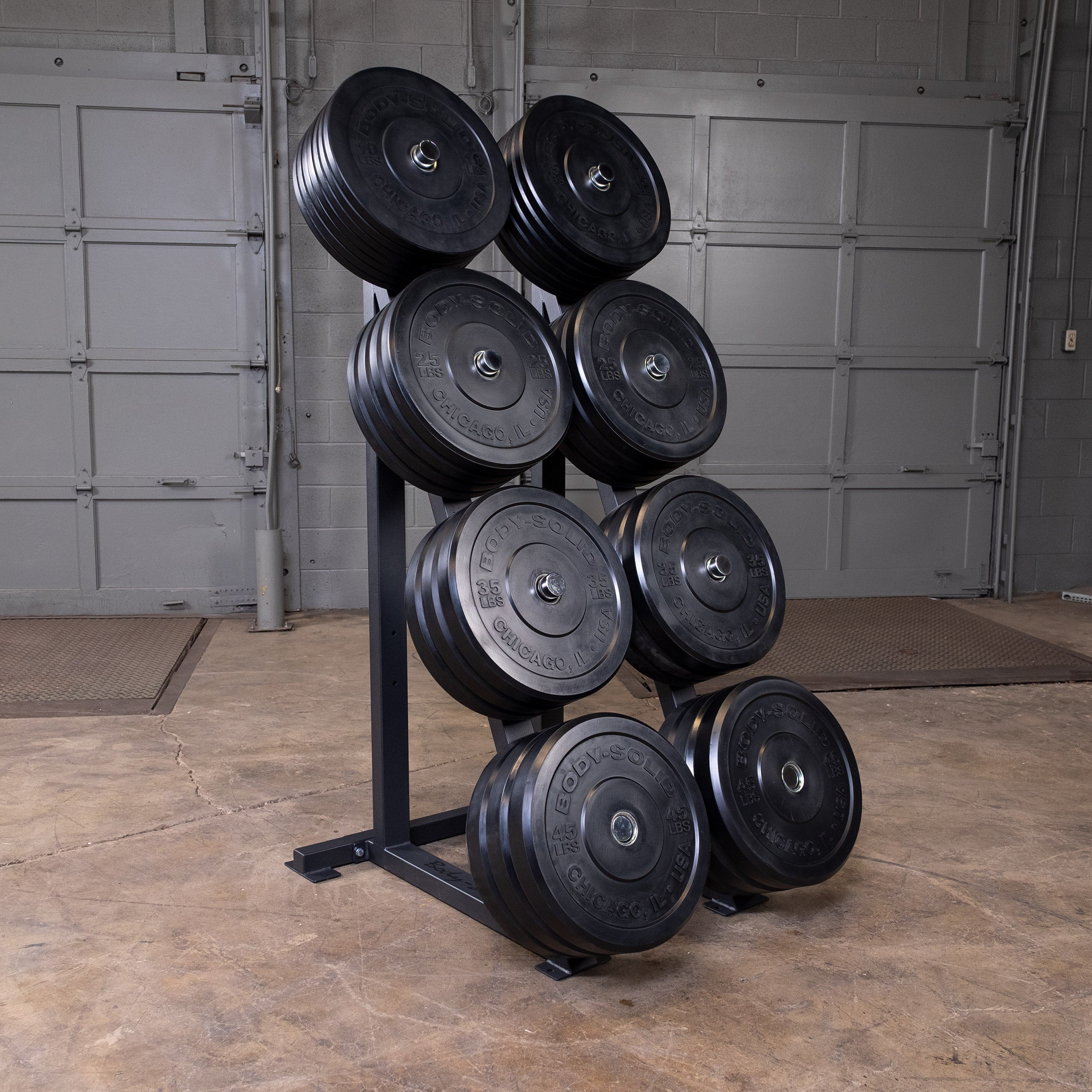 Body-Solid GWT76 High Capacity Plate Rack