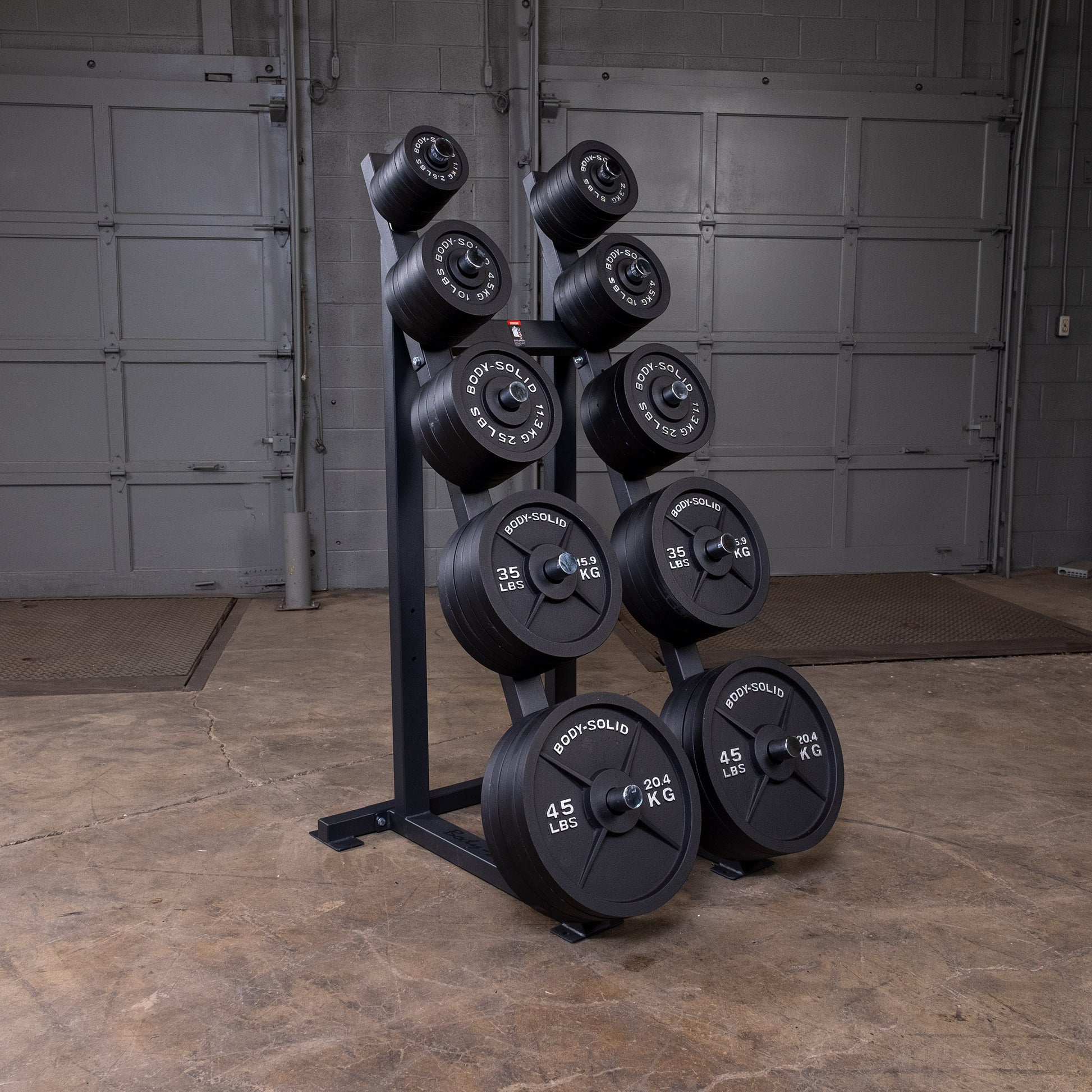 Body-Solid GWT76 High Capacity Plate Rack