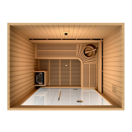 Golden Designs Copenhagen 3 Person Traditional Sauna