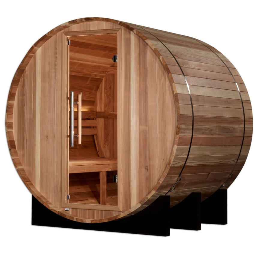 Golden Designs St. Moritz 2 Person Barrel Sauna