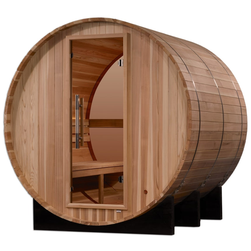 Golden Designs Zurich 4 Person Barrel Sauna