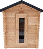 ZiahCare's Dundalk Granby 3 Person Outdoor Sauna Kit Mockup Image 1