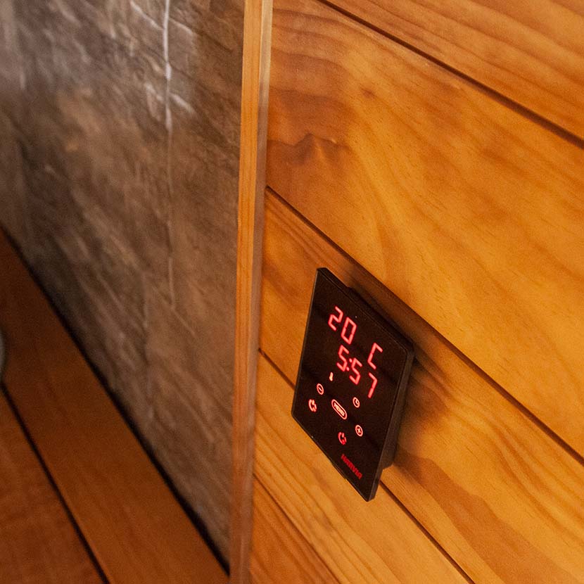 ZiahCare's Harvia Xenio CX30 Sauna Heater Control Mockup Image 6