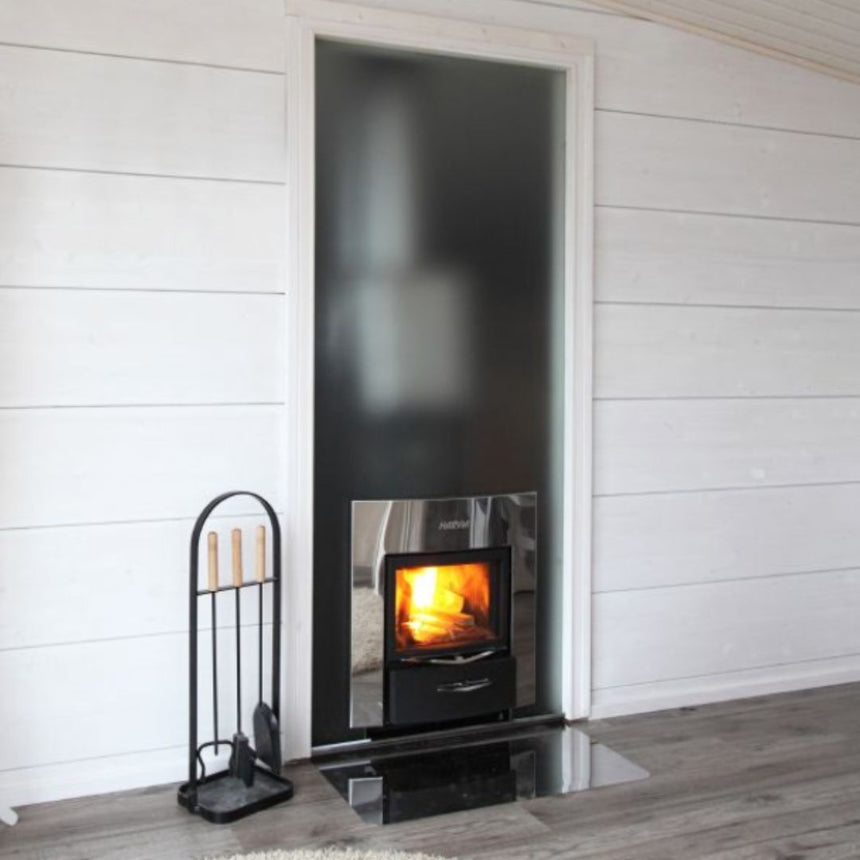 Harvia Pro 20 DUO Wood-Fired Sauna Heater Mockup Lifestyle