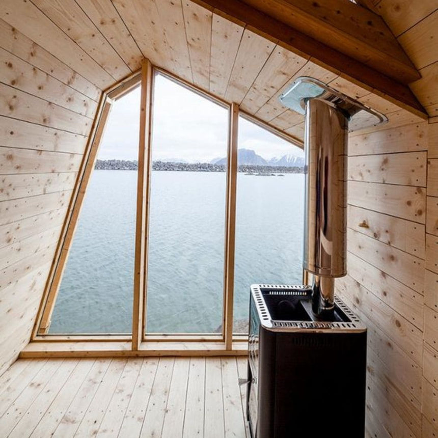Pro 36 Wood-Fired Sauna Heater Lifestyle