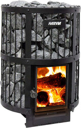 ZiahCare's Harvia Legend 240 GreenFlame Wood Fired Sauna Heater Mockup Image 1