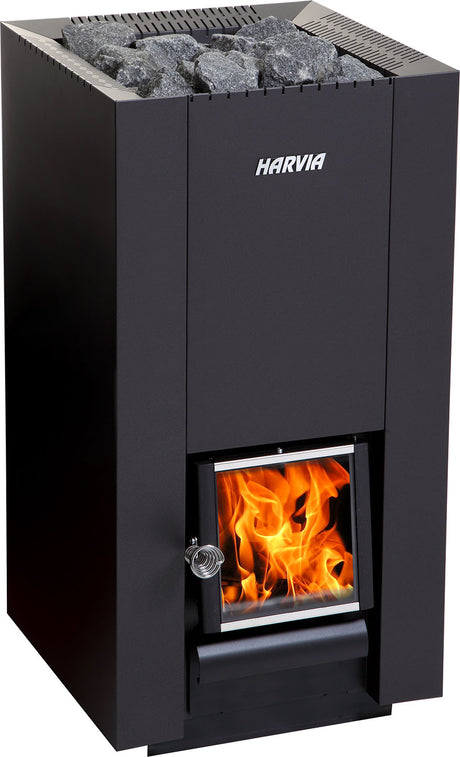 ZiahCare's Harvia WK280C Linear 28 Wood Fired Sauna Heater Mockup Image 1