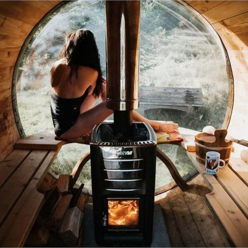 1500mm Wood-Fired Sauna Heater Chimney Kit mockup lifestyle