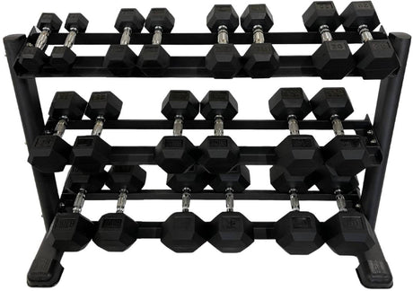ZiahCare's Diamond Fitness Heavy-Duty Home Gym Dumbbell Rack Mockup Image 1