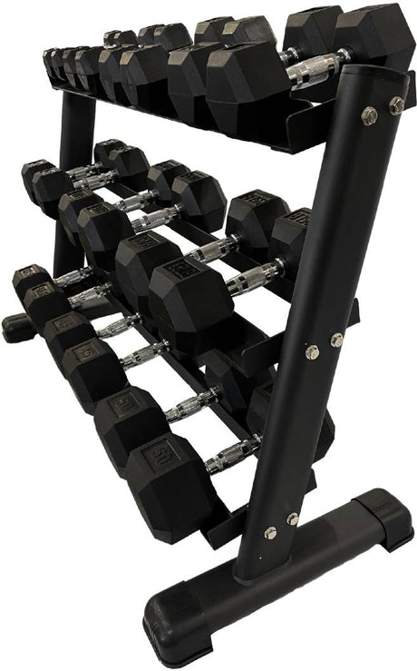 ZiahCare's Diamond Fitness Heavy-Duty Home Gym Dumbbell Rack Mockup Image 2