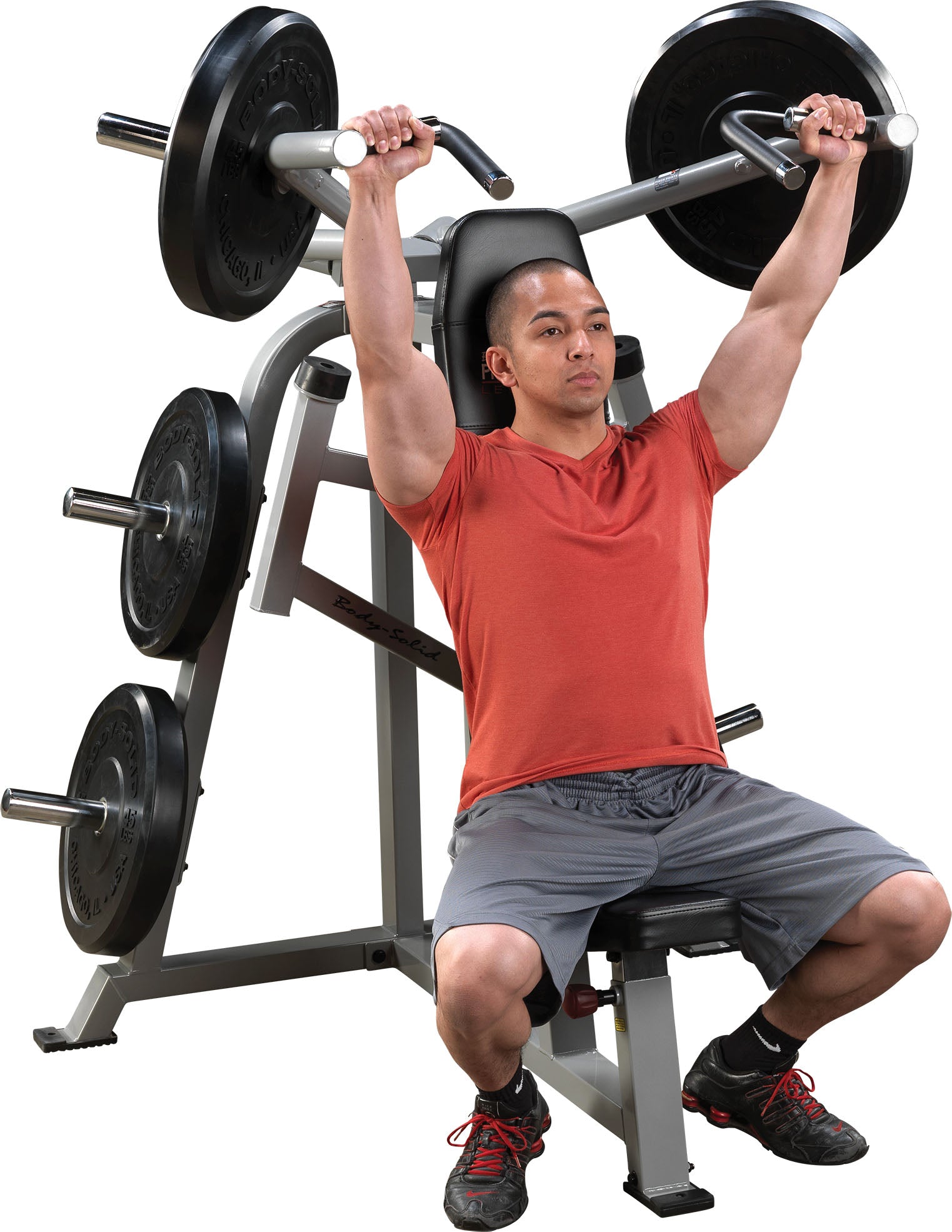 Body-Solid Pro Clubline Leverage Shoulder Press