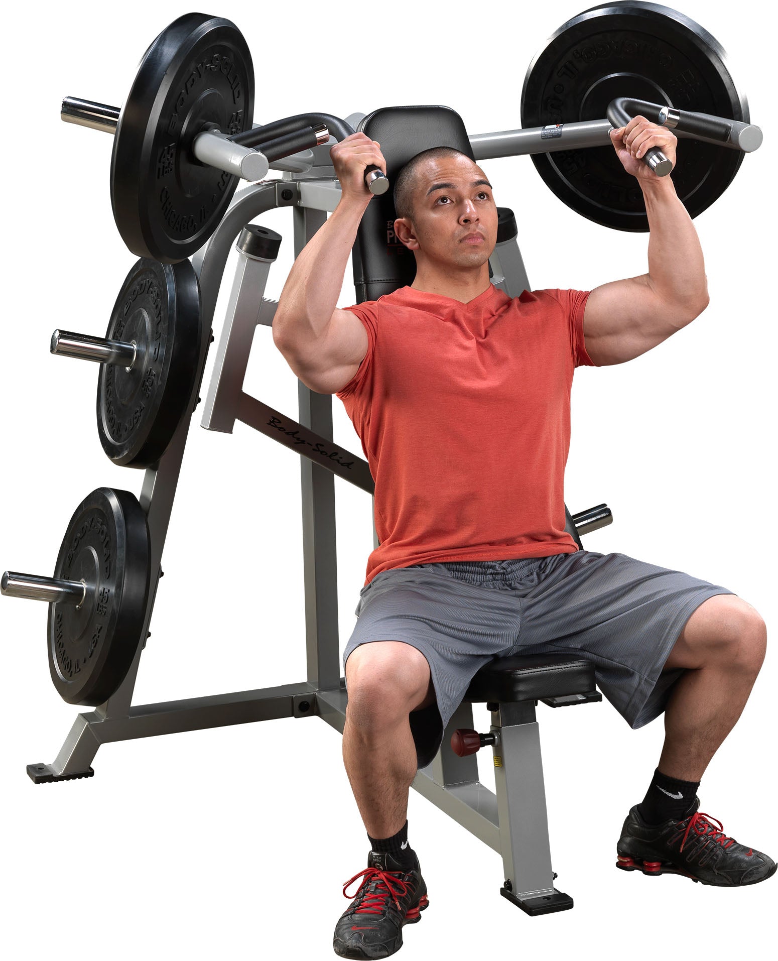 Body-Solid Pro Clubline Leverage Shoulder Press