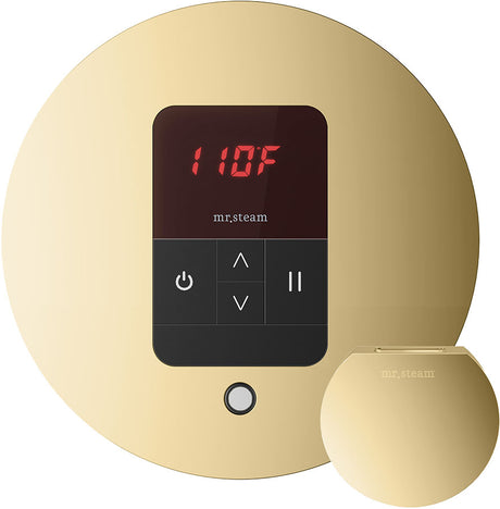 iTempo Round Steam Control Polished Brass