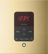 iTempo Plus Square Steam Control Polished Brass front