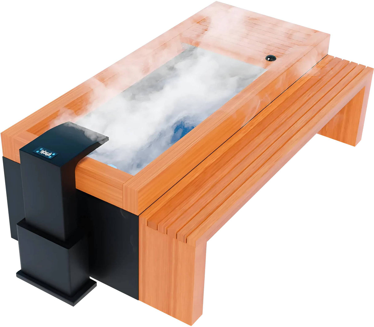 ZiahCare's Frozen 3 Standard Commercial All-In-One Cold Plunge Tub Mockup Image 9