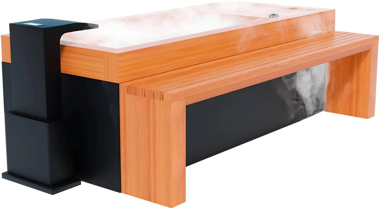 ZiahCare's Frozen 3 Standard Commercial All-In-One Cold Plunge Tub Mockup Image 8