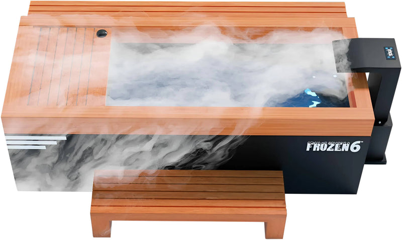 ZiahCare's Frozen 6 Large All-In-One Commercial Cold Plunge Tub Mockup Image 4