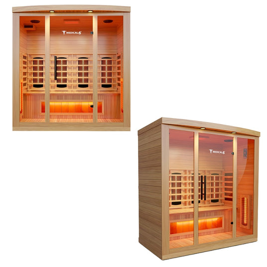 Medical Saunas 6 Indoor Infrared Red Light Sauna For Home