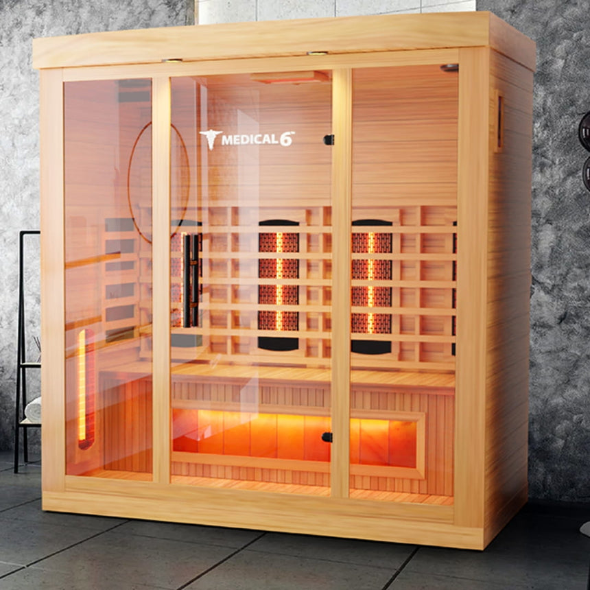 Medical Saunas 6 Indoor Infrared Red Light Sauna For Home Lifestyle