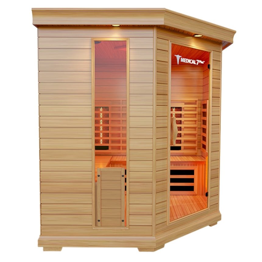 Medical Saunas 7 Indoor Infrared Red Light Therapy Sauna Mockup