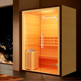 Medical Saunas Traditional 6 V2 Indoor Home Sauna Mockup Lifestyle