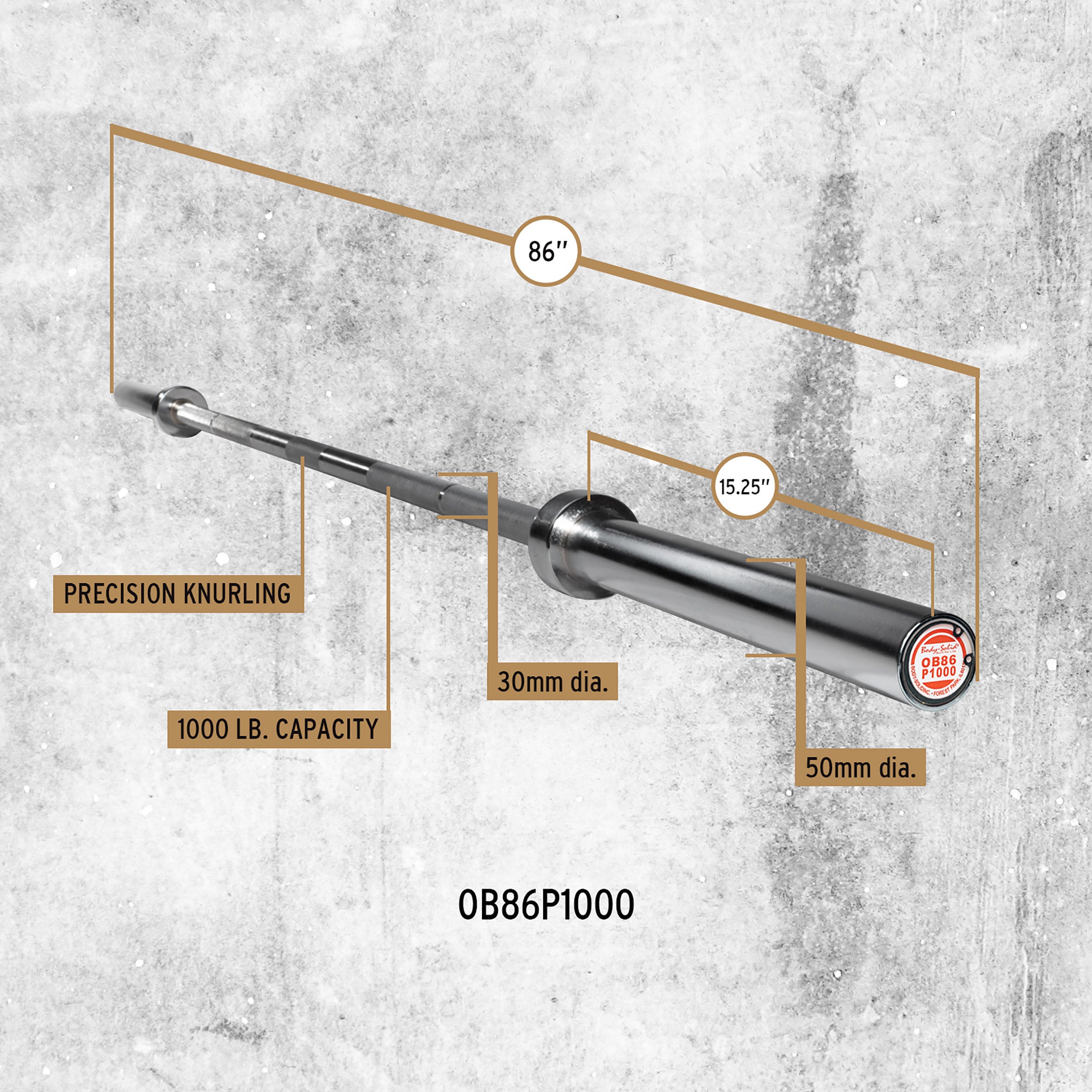 Body-Solid 7 P1000 Olympic Power Bar