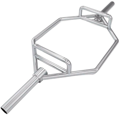 ZiahCare's Diamond Fitness Olympic Hex Weight Lifting Trap Bar Mockup Image 1