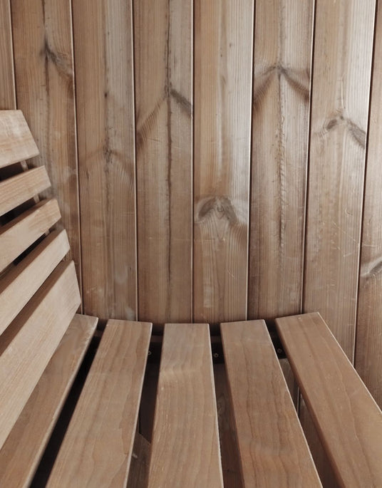 Outdoor Barrel Sauna Inside Image Wood Interior