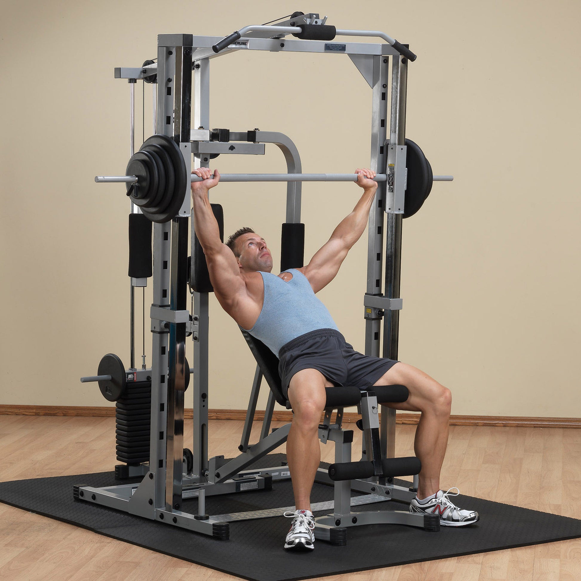 Body-Solid Powerline PSM1442XS Smith Machine Package