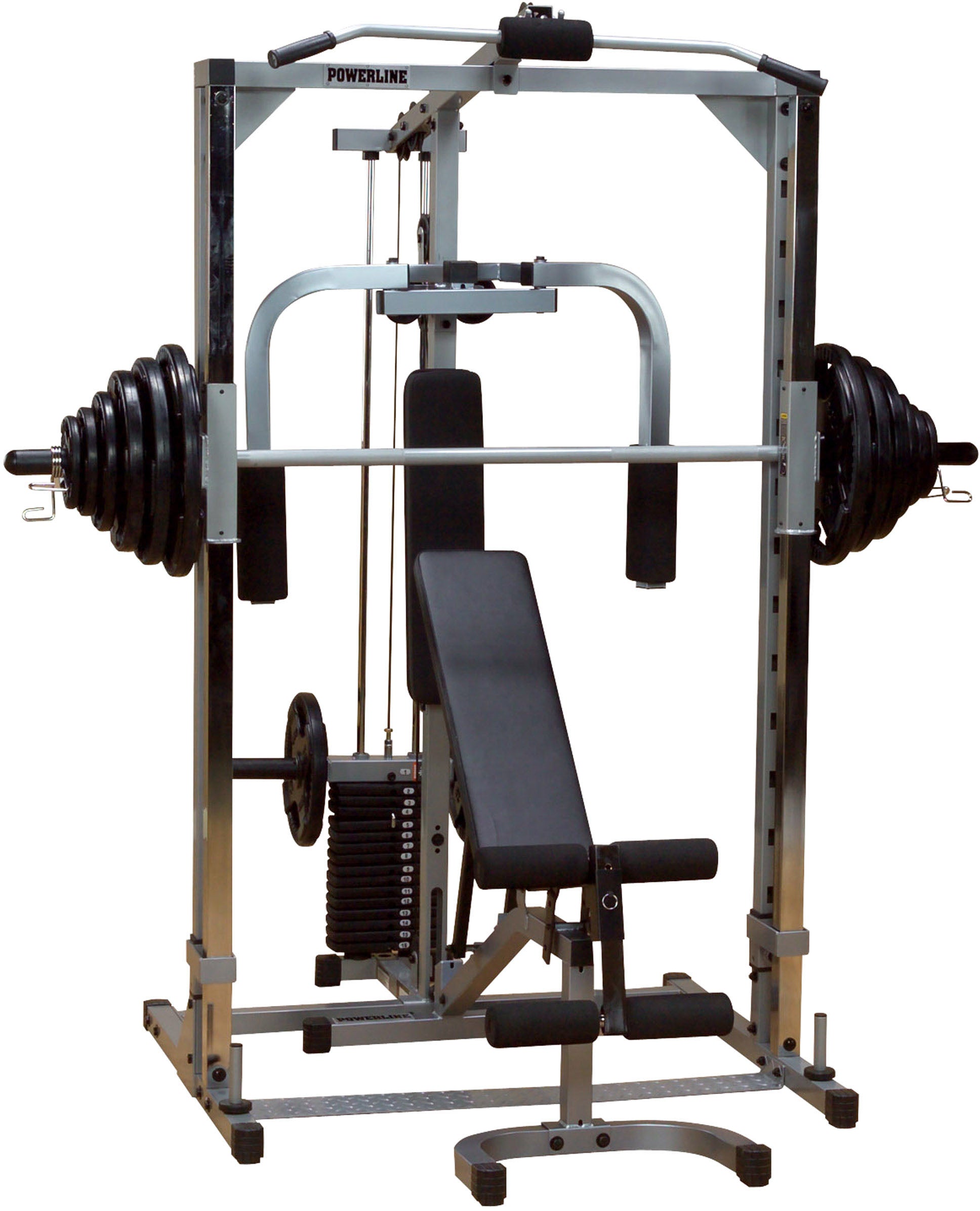 Body-Solid Powerline PSM1442XS Smith Machine Package