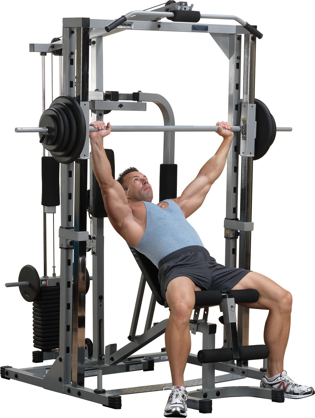 Body-Solid Powerline PSM1442XS Smith Machine Package