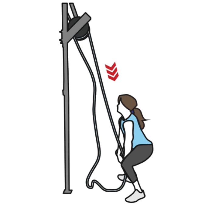 Ropeflex High Pull RX2100 exercise