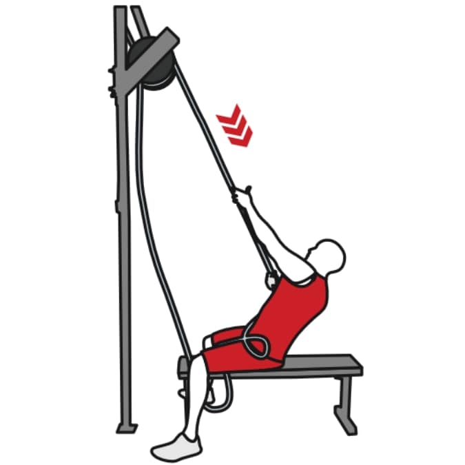 BACK EXTENSION Rx2100 Ropeflex exercise