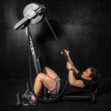 Woman using RopeFlex RX2300 Dual-Position Rope Pull Machine