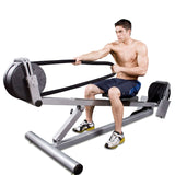 man using RX3300 Incline Rope Pull Rowing Machine