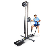 Man using RX1500 Adjustable Dual Station Vertical Rope Pull Machine