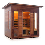 5 PERSON OUTDOOR INFRARED SAUNA PNG MOCKUP