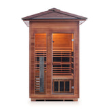 2 person outdoor infrared sauna mockup png