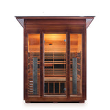 3 PERSON OUTDOOR INFRARED SAUNA MOCKUP PNG 