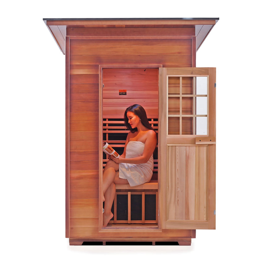 2 person traditional sauna mockup png
