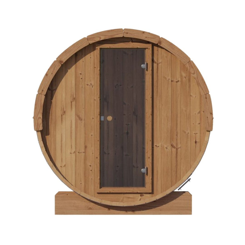 SaunaLife Model E6 3 Person Outdoor Barrel Sauna